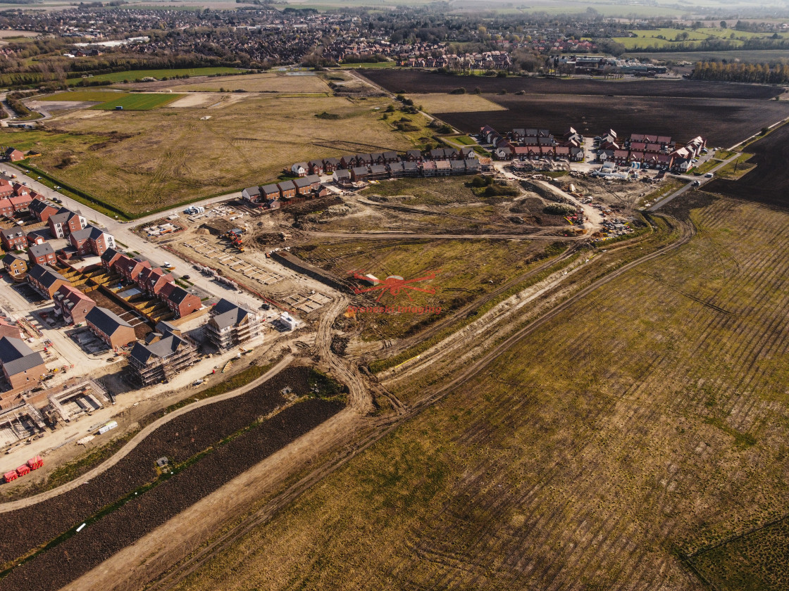 "Wellington Gate Development, Wantage, Oxfordshire" stock image