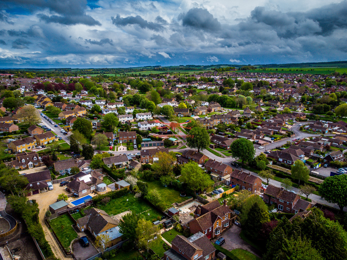 "Harcourt estate in Wantage, Oxfordshire, uk" stock image