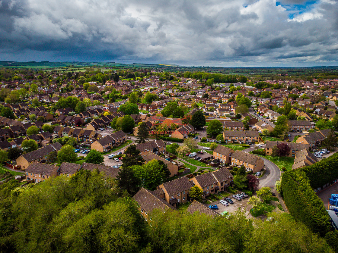 "Adkin Way and Elizabeth Drive area of Wantage" stock image