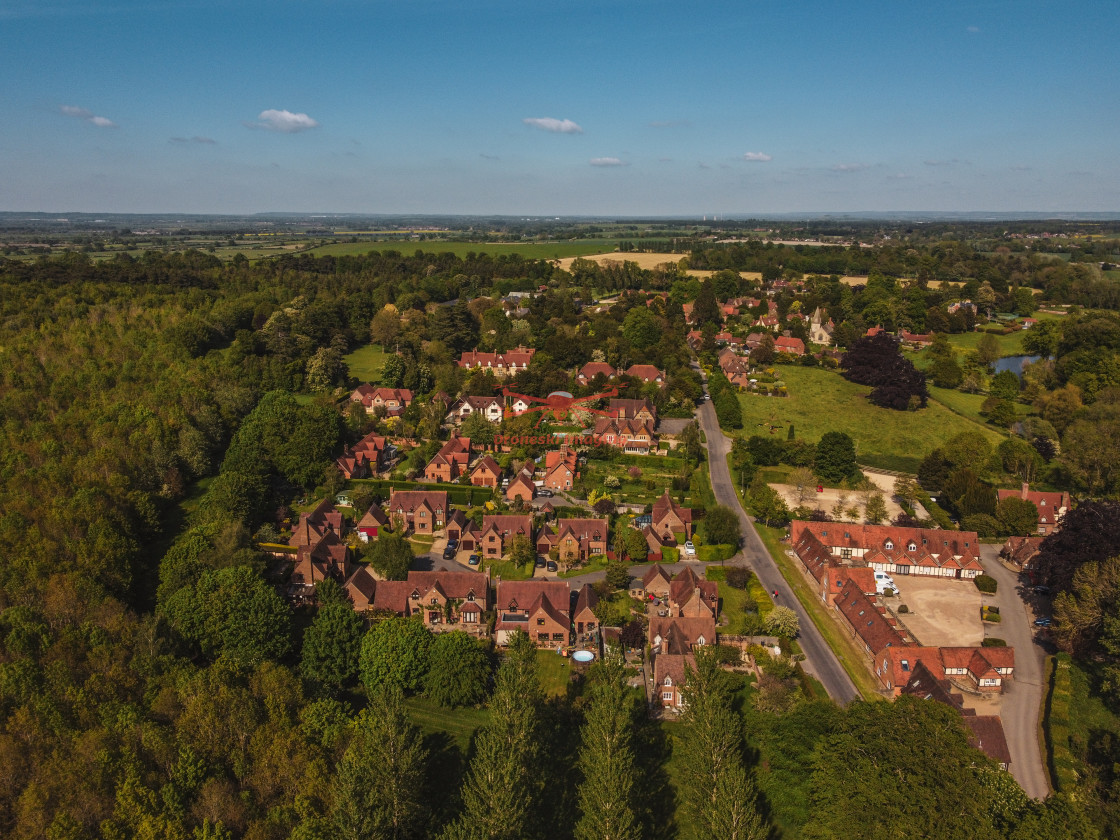 "Ardington near Wantage, Oxfordshire" stock image