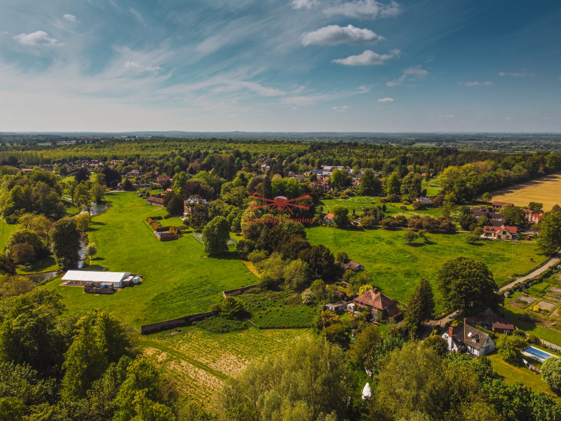 "Ardington near Wantage, Oxfordshire" stock image