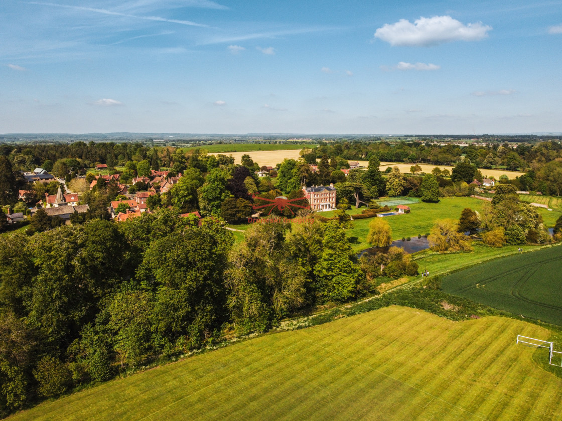 "Ardington near Wantage, Oxfordshire" stock image