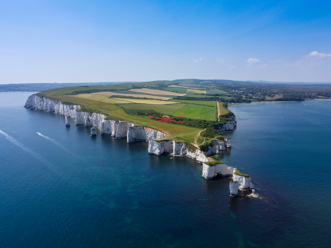 "Old Harry Rocks, Studland, Dorset" stock image