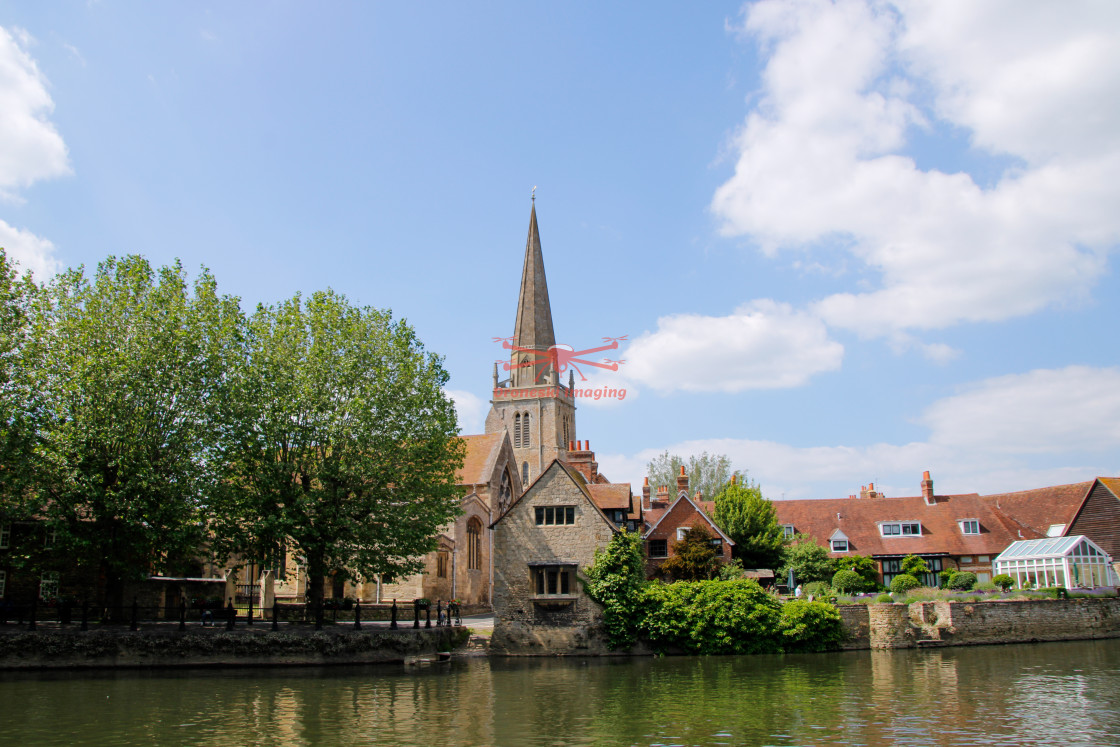 "St Helens Church, Abingdon." stock image