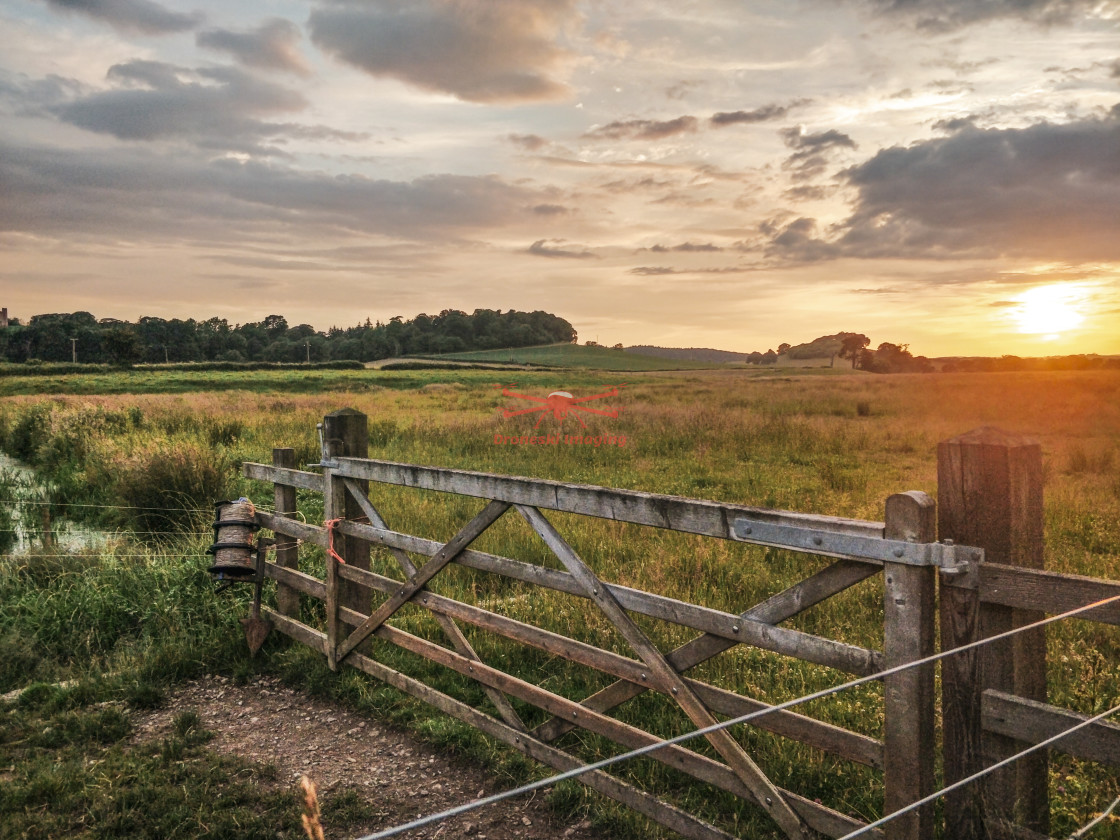 "Countryside sunset" stock image