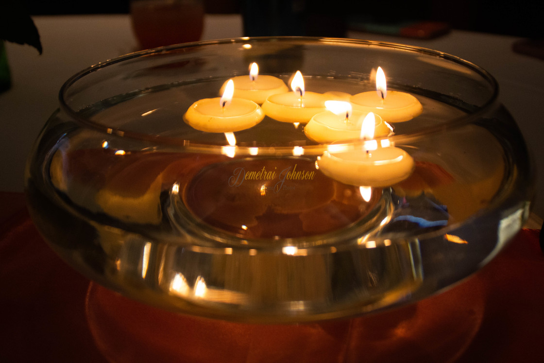 "Floating Candles" stock image