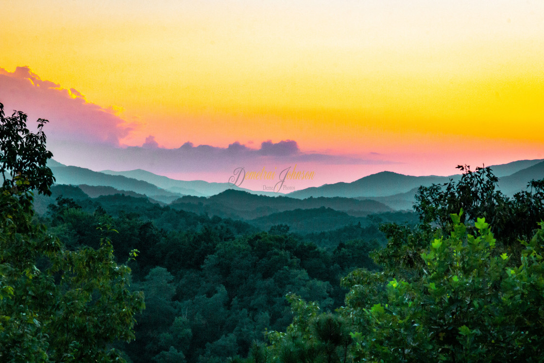 "The Evening Sunset" stock image