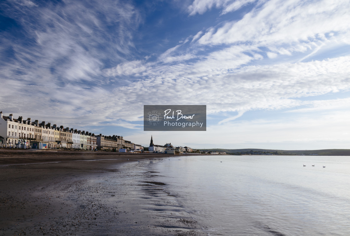 "Weymouth in early summer 2017" stock image