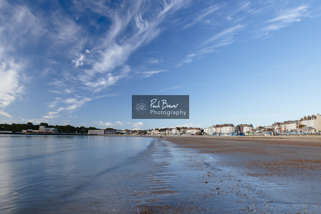 "Weymouth in early summer 2017" stock image