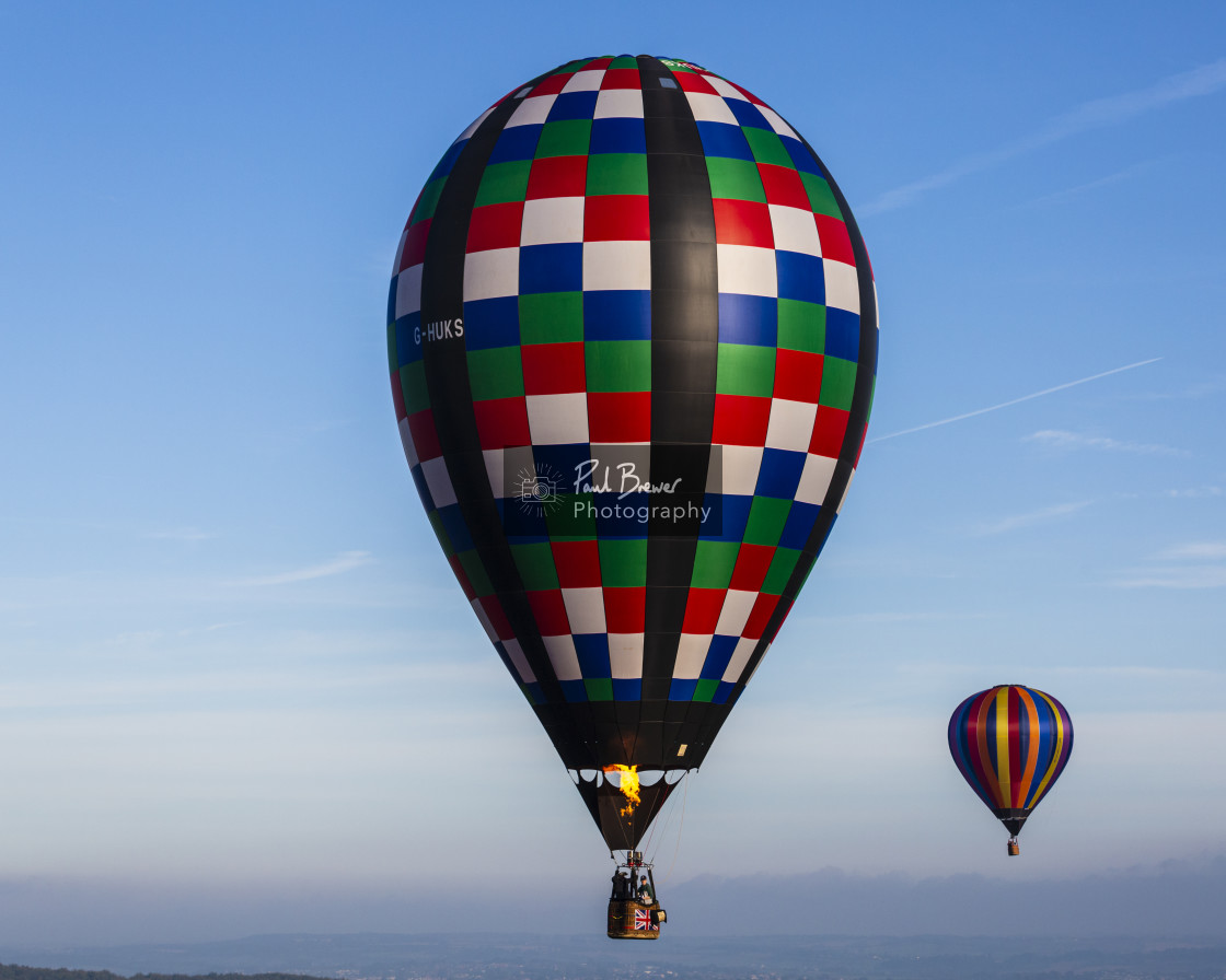 "Balloons at Longleat" stock image