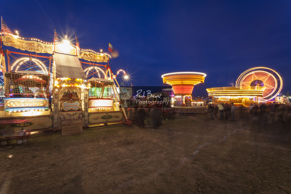 "Steam Line up at the Great Dorset Steam Fair" stock image