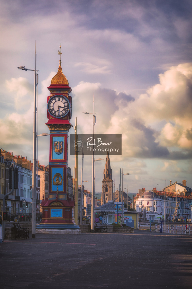 "Weymouth Jubilee Clock" stock image