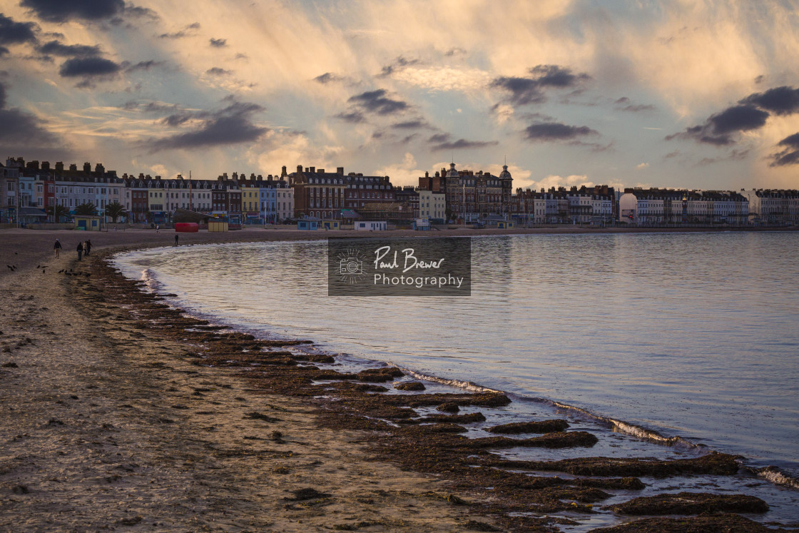 "Weymouth Seafront" stock image