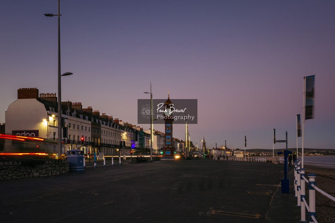 "Weymouth Jubilee Clock" stock image