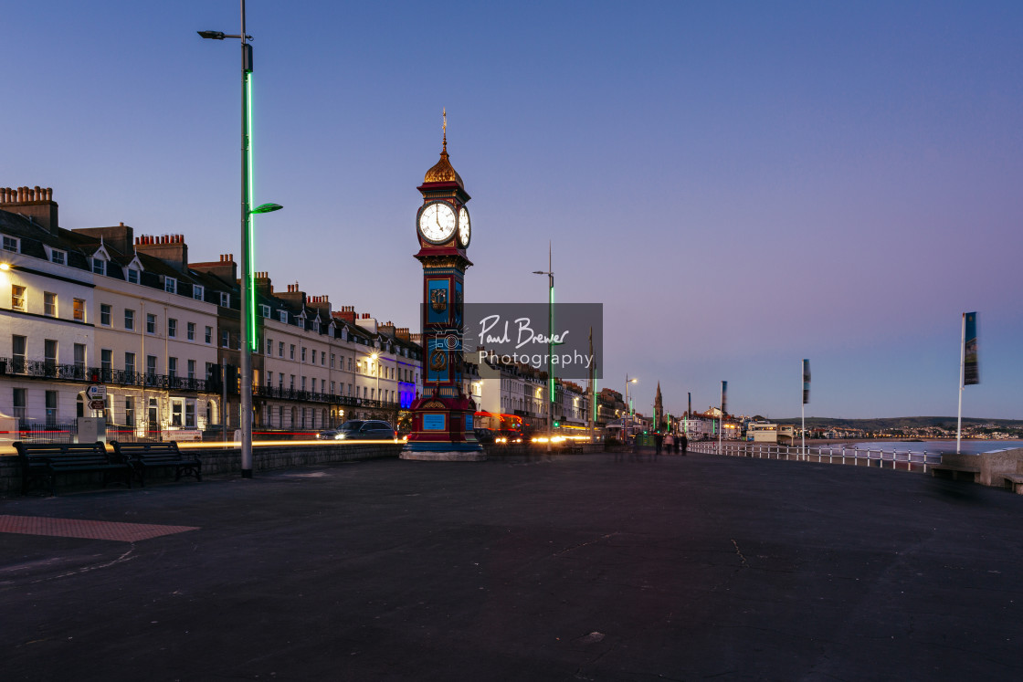 "Weymouth Jubilee Clock" stock image