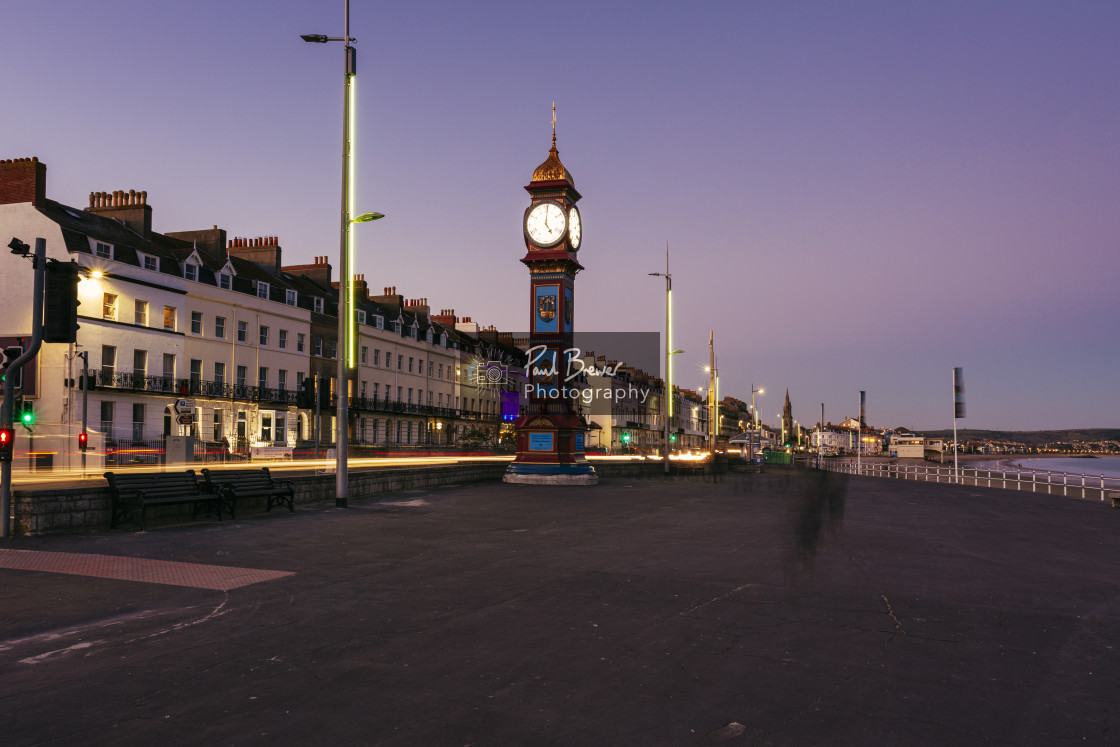 "Weymouth Jubilee Clock" stock image