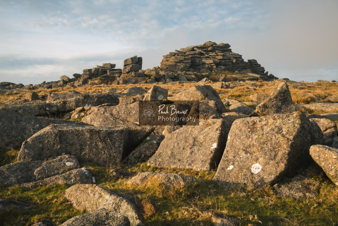 "Middle Staple Tor Dartmoor" stock image