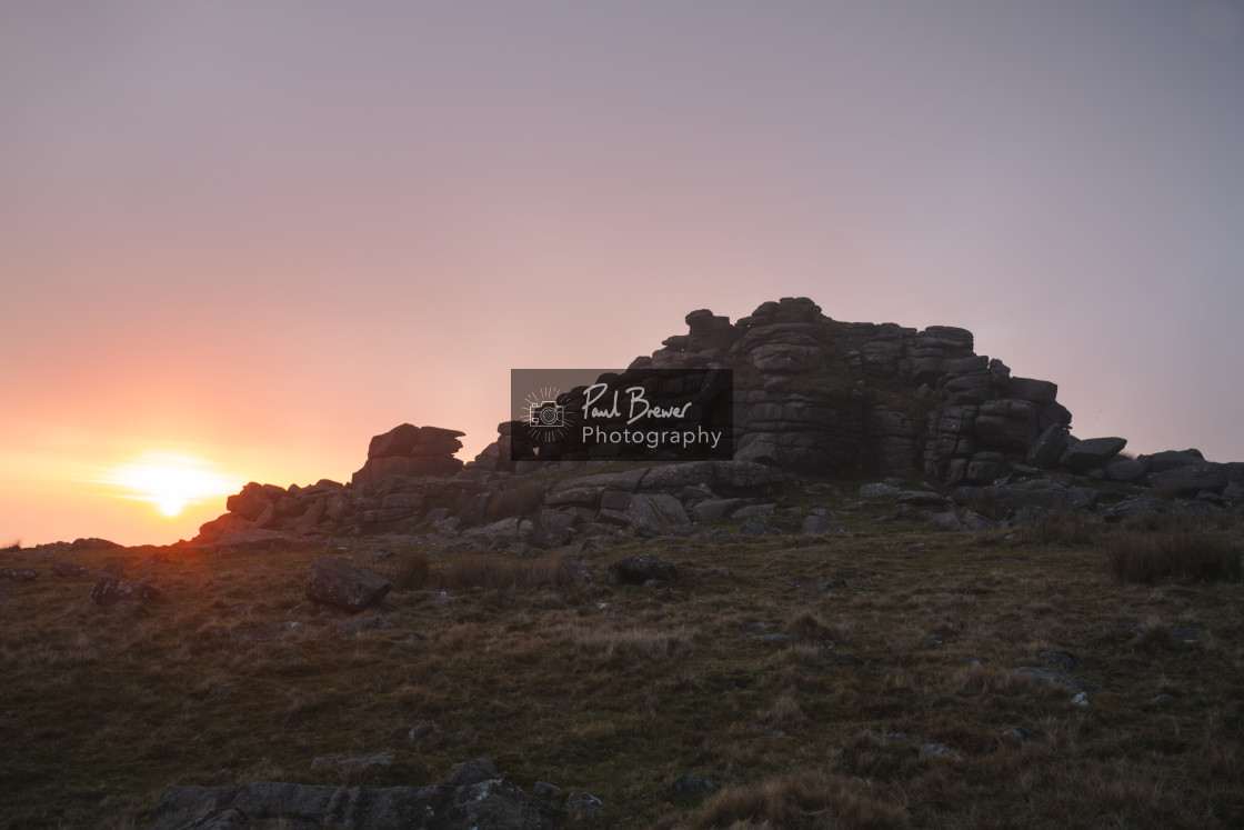 "Middle Staple Tor Dartmoor" stock image