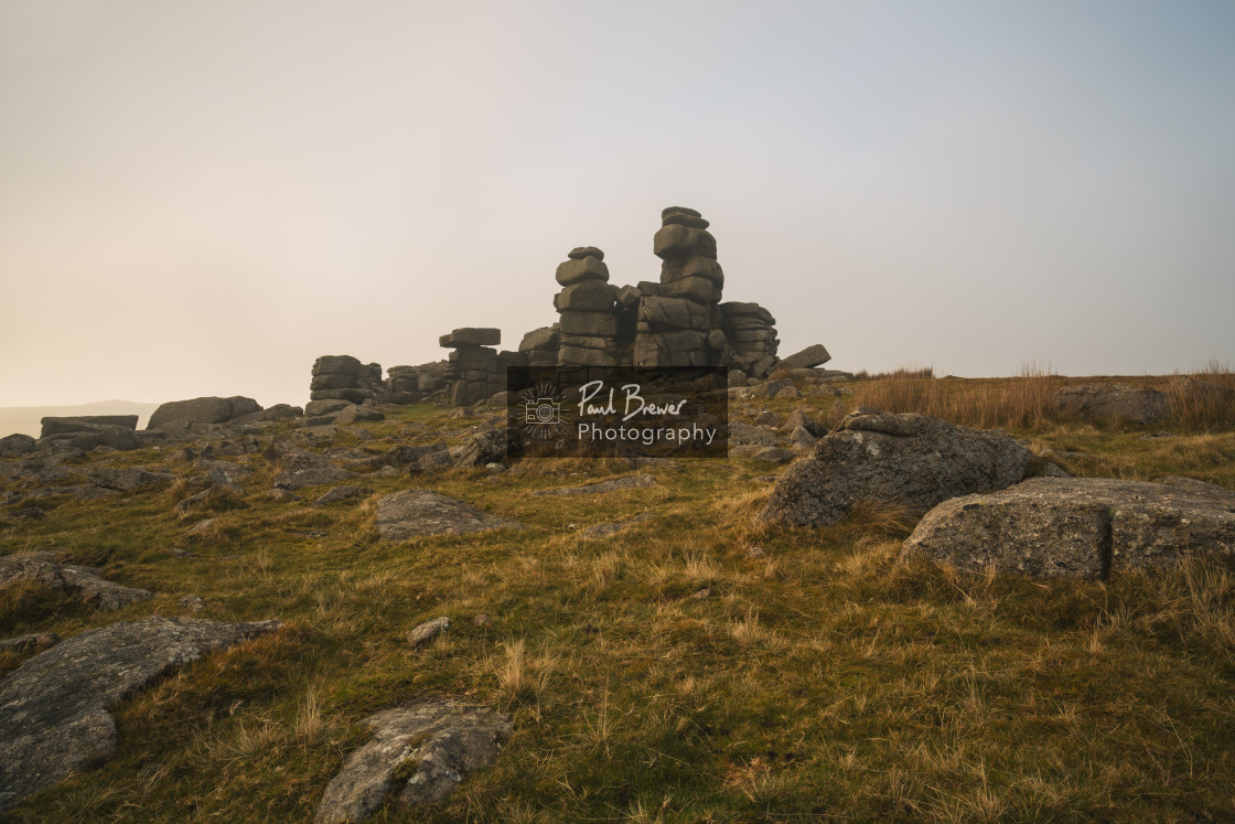 "Great Staple Tor" stock image