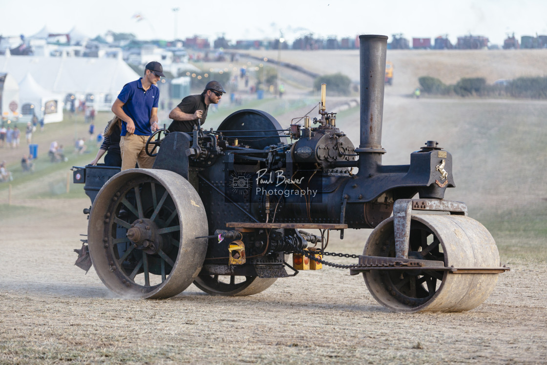 "Aveling and Porter Steam Roller" stock image