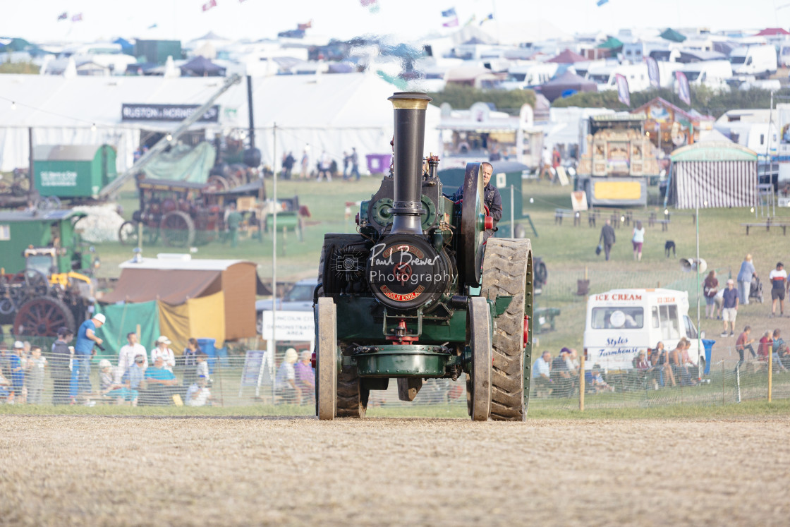 "Robey Steam Engine" stock image