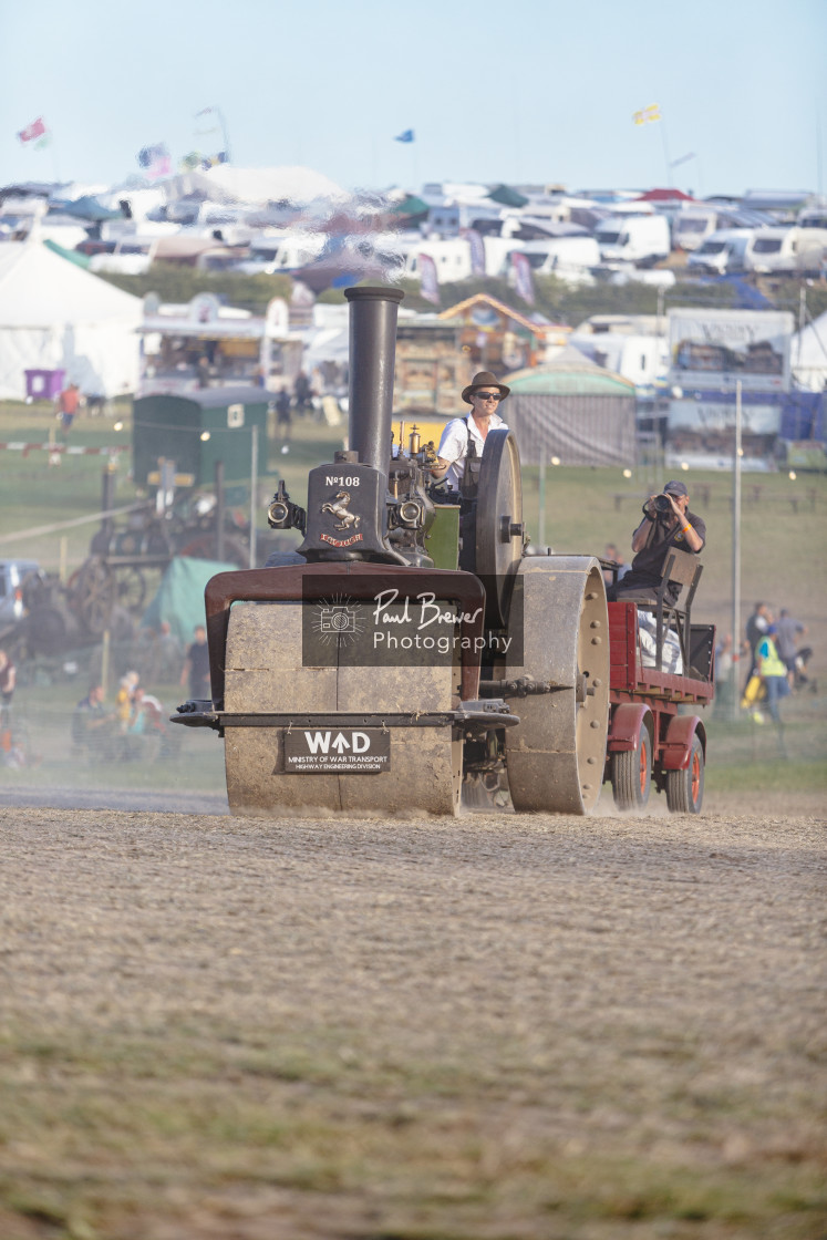 "Aveling and Porter Steam Roller" stock image