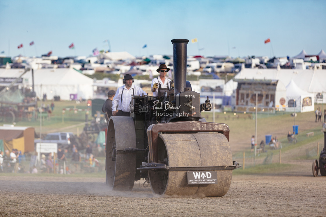 "Aveling and Porter Steam Roller" stock image