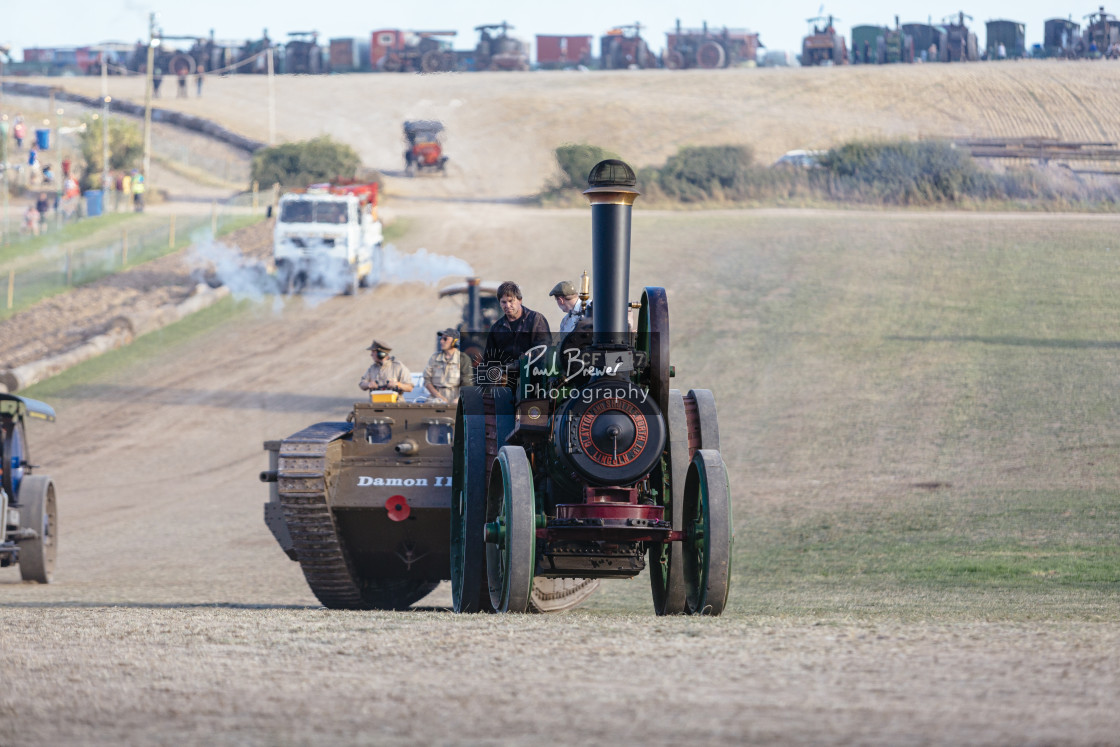 "Clayton & Shuttleworth Engine" stock image