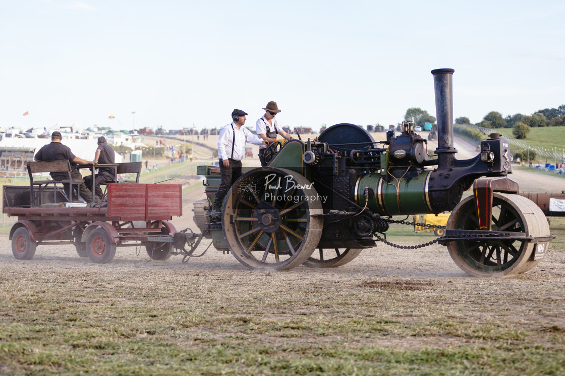 "Aveling and Porter Steam Roller" stock image