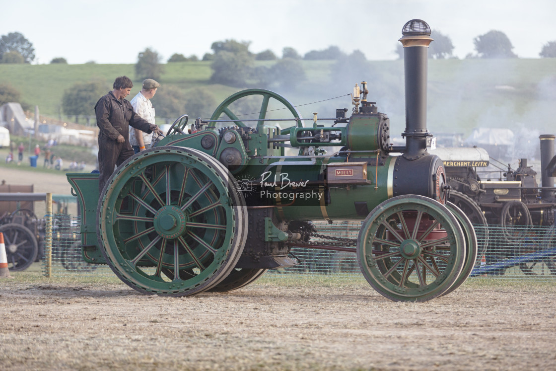 "Clayton & Shuttleworth Engine" stock image