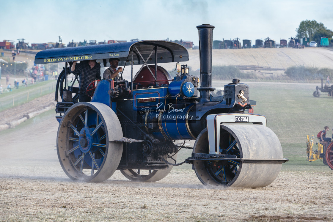 "Aveling and Porter Steam Roller" stock image