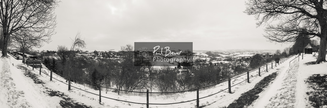 "Park Walk Overlooking Blackmore Vale" stock image