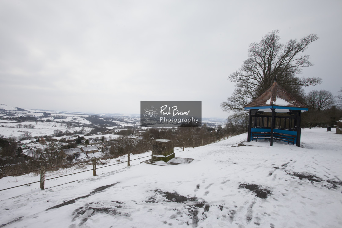 "Shaftesbury in Winter" stock image