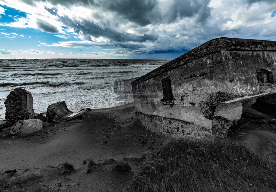 "Bunker remains" stock image