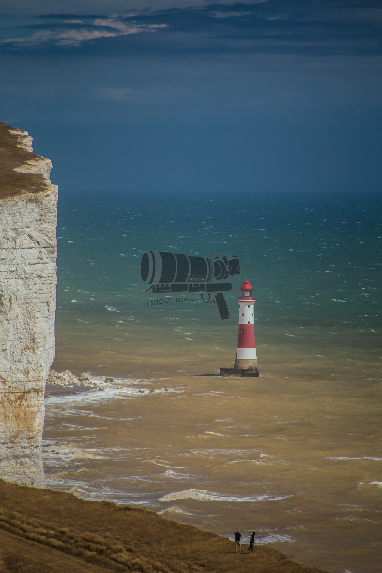 "Cliffs nearBeachy head lighthouse" stock image