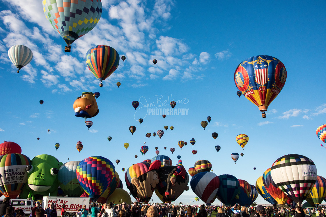 "Balloon Fiesta" stock image