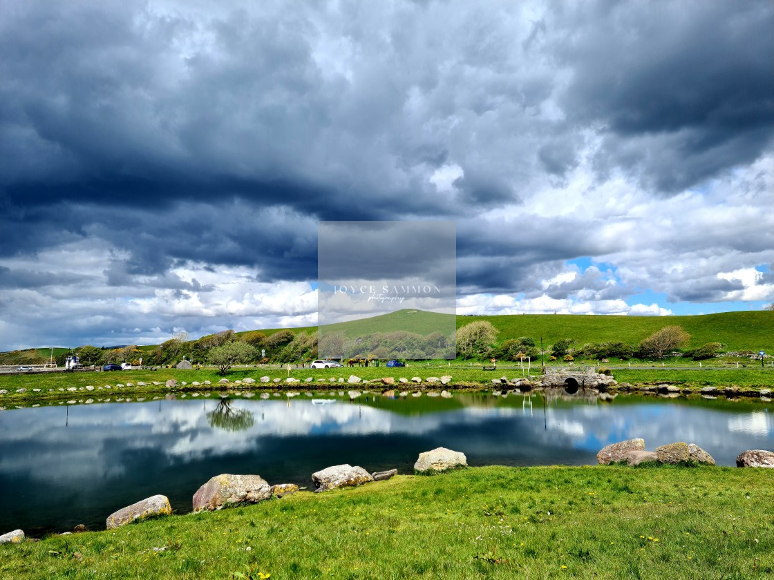 "Irish skies" stock image