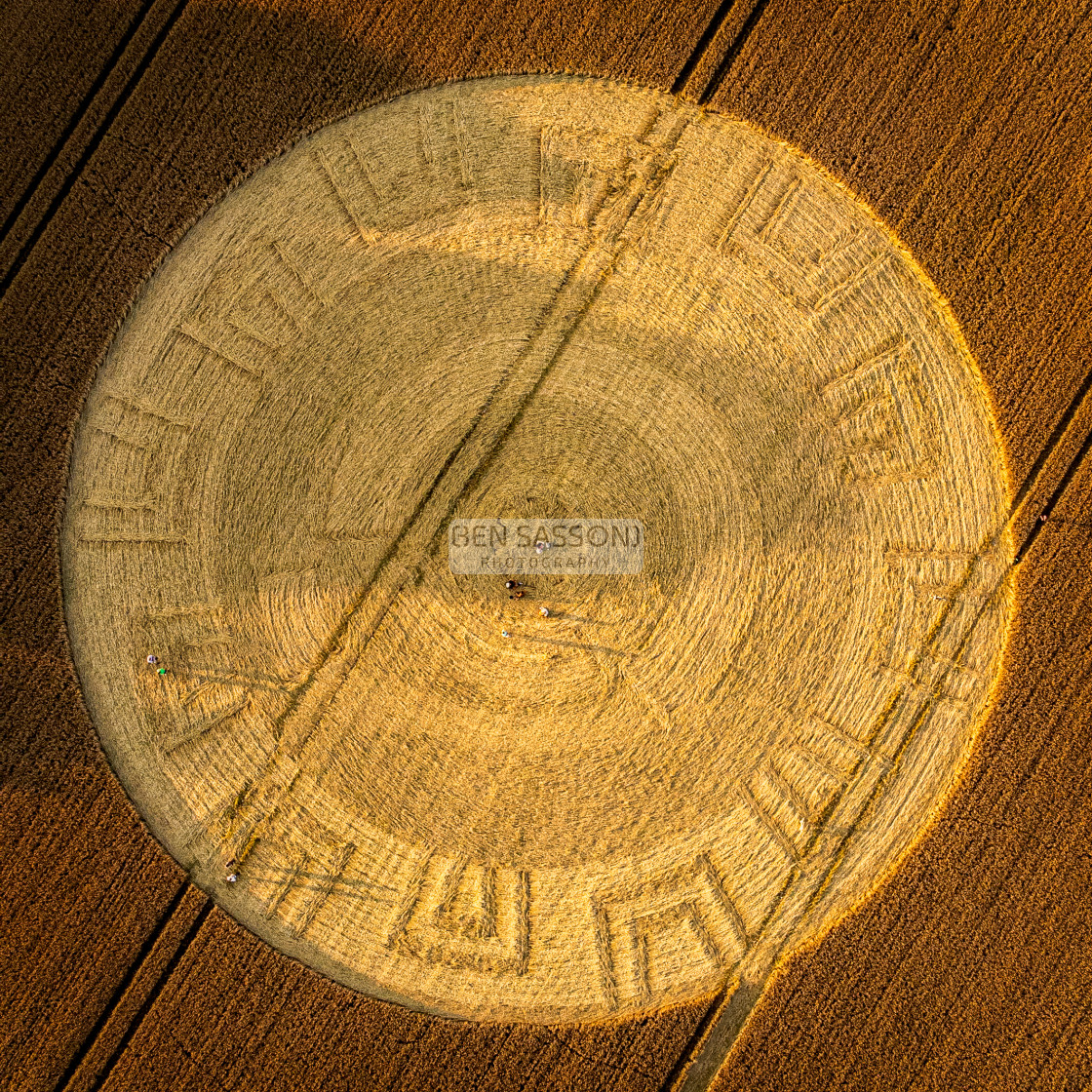 "Crop Circle, Hampshire, UK" stock image