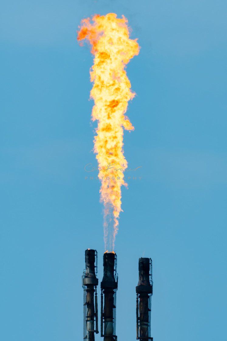 "Gas flare" stock image