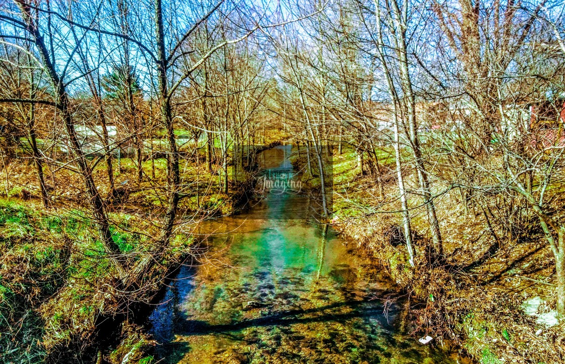 "The Creek" stock image