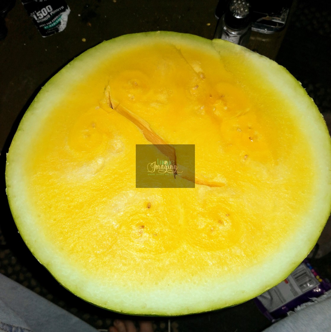 "Yellow Flesh Watermelon" by Dennis Thorpe - $30.72 "Yellow Flesh Watermelon" stock image