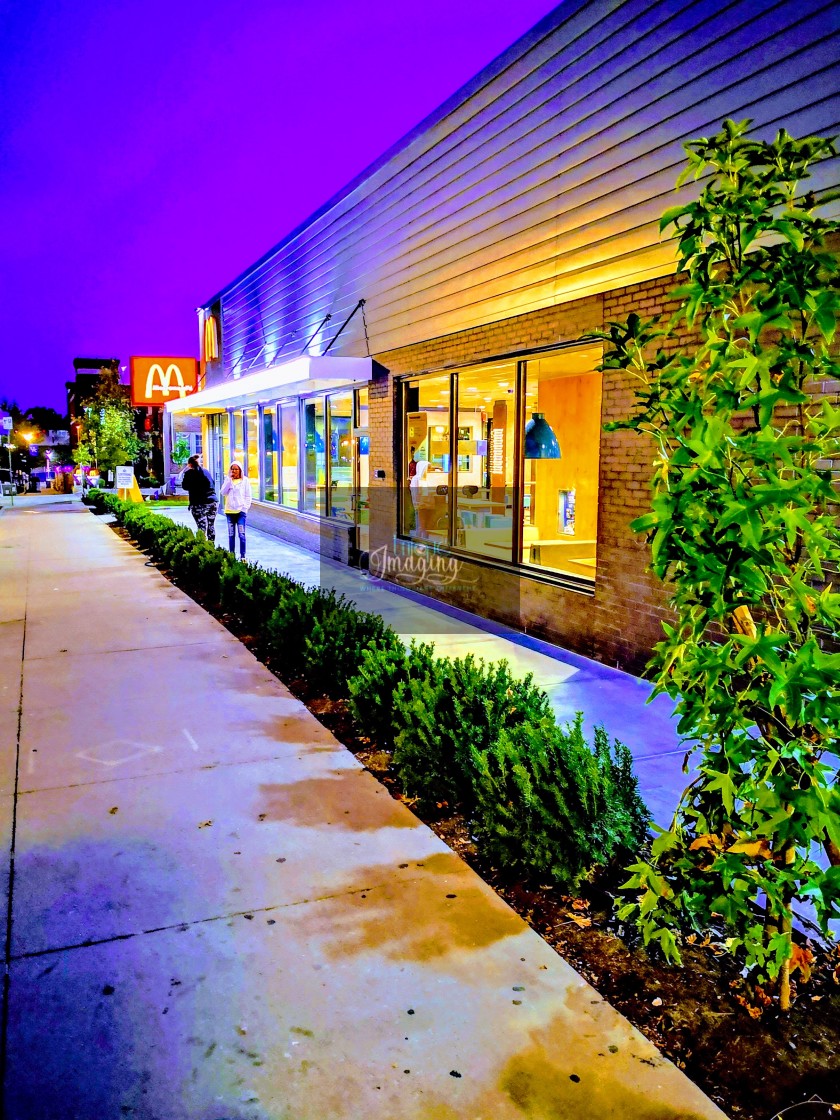 "A McDonald's downtown" by Dennis Thorpe - $30.58 "A McDonald's downtown" stock image