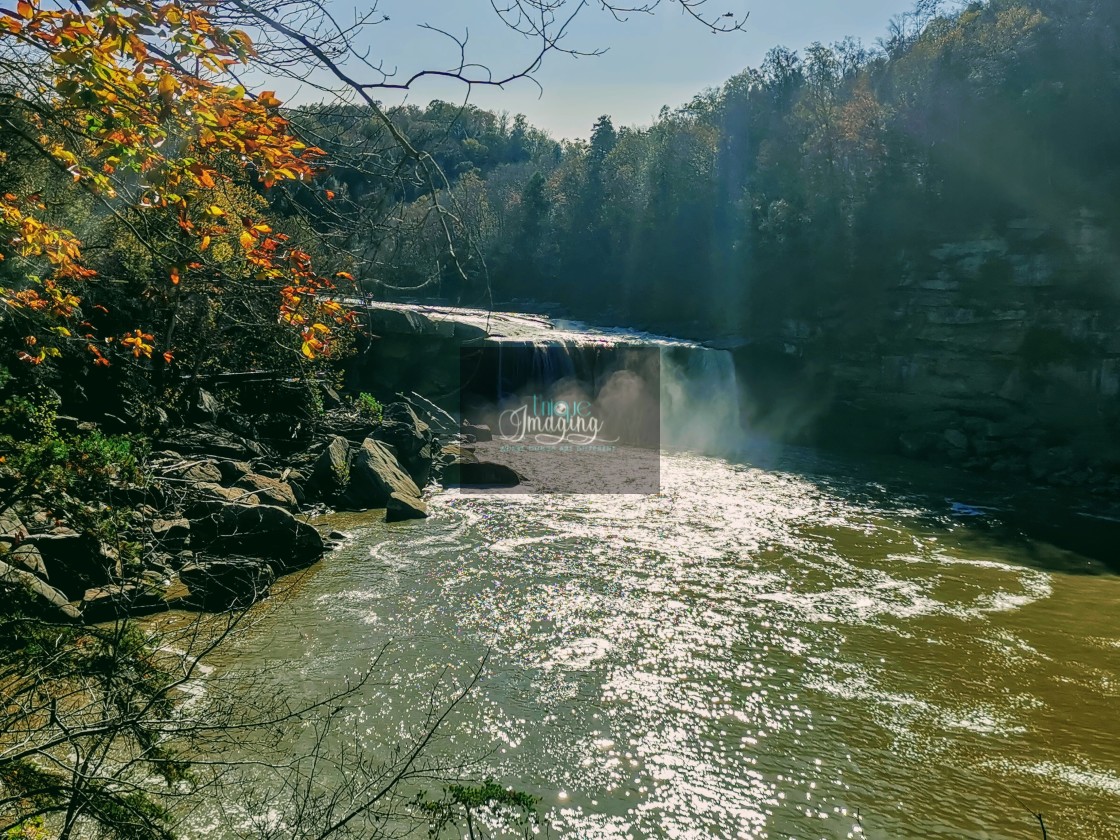 "Cumberland Falls Scenic View" stock image