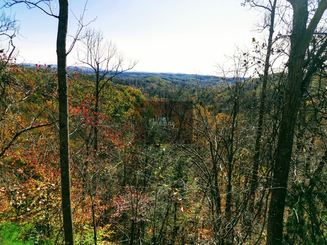 "Scenic Overlook in the fall" stock image