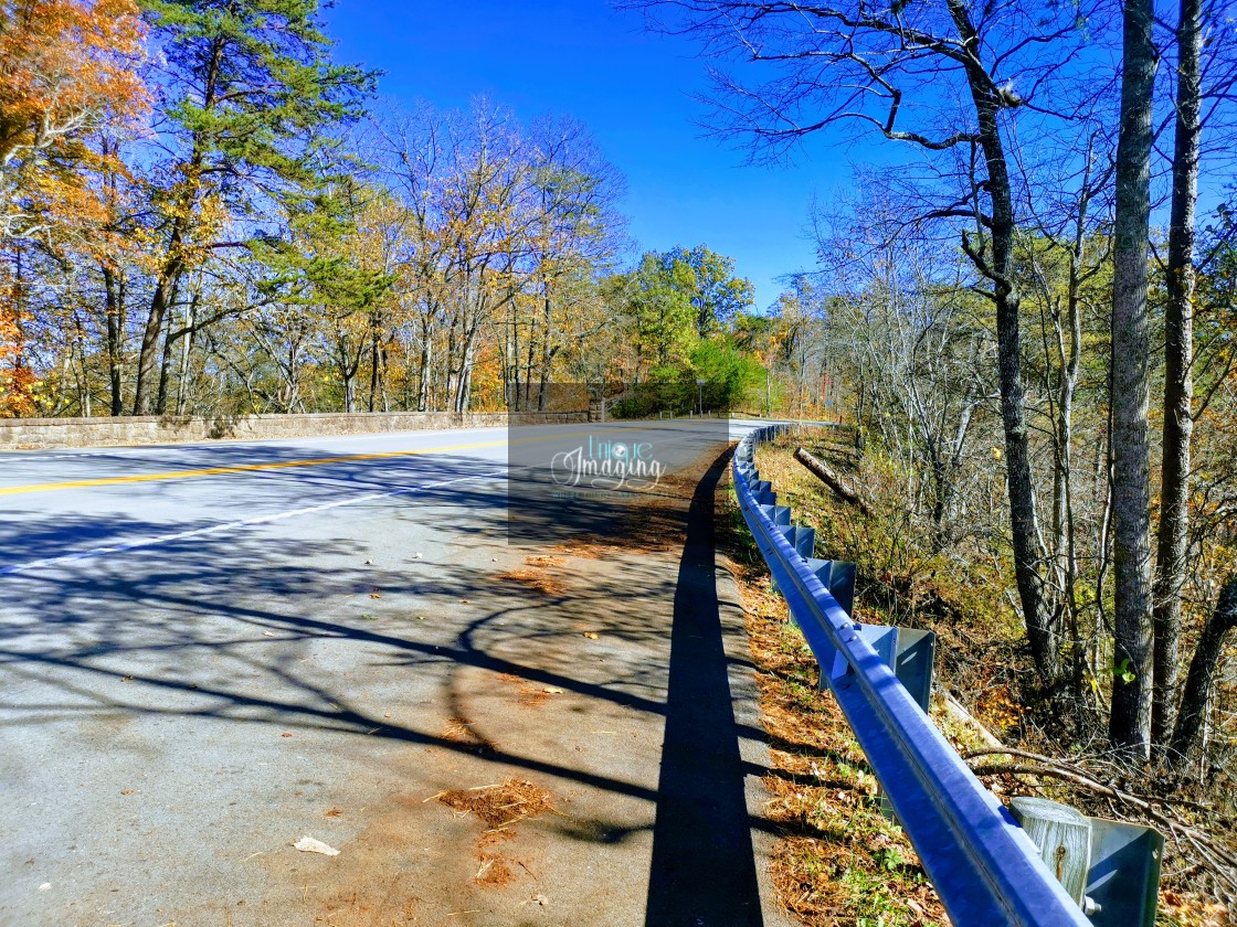 "Beautiful Fall Drive" stock image