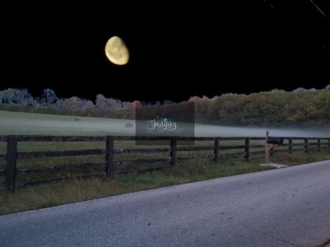 "FALLS BIG MOON" by Dennis Thorpe - $30.14 "FALLS BIG MOON" stock image