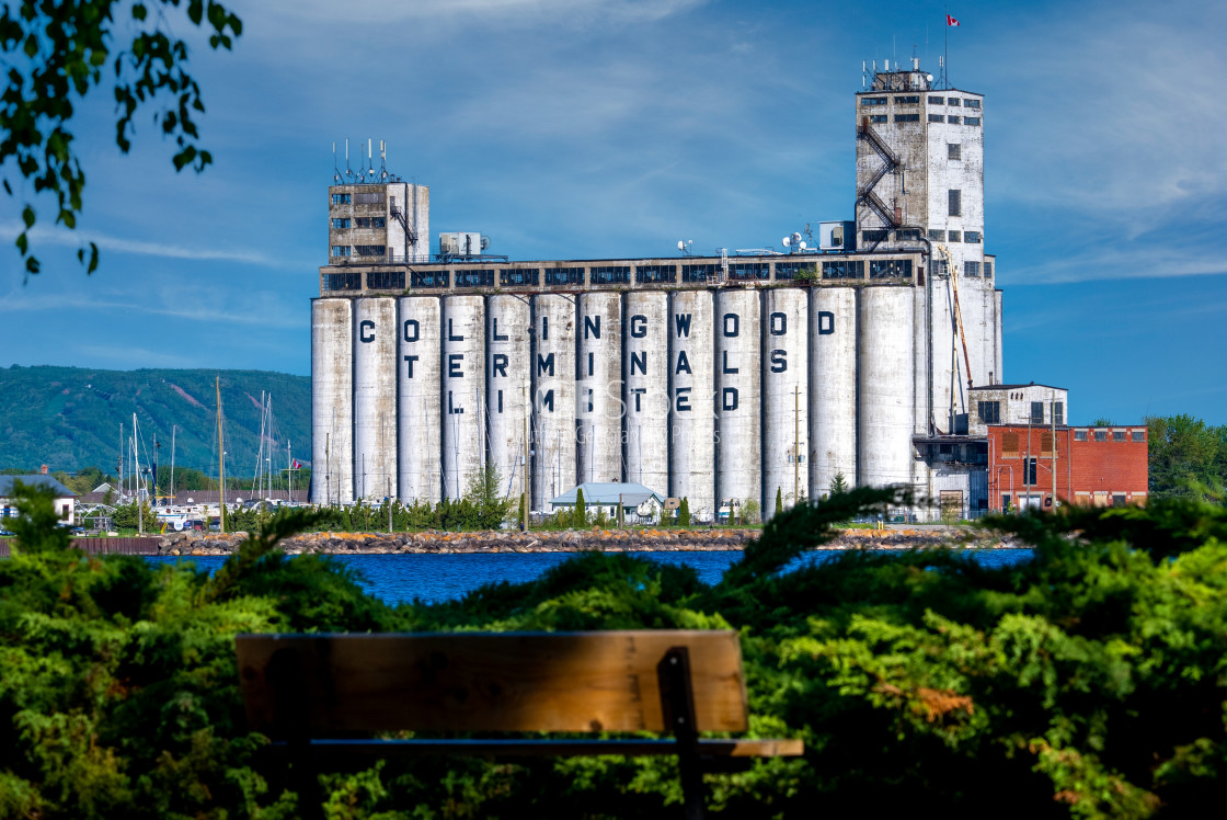 "The Collingwood Terminals from Sunset Point Park 4" stock image