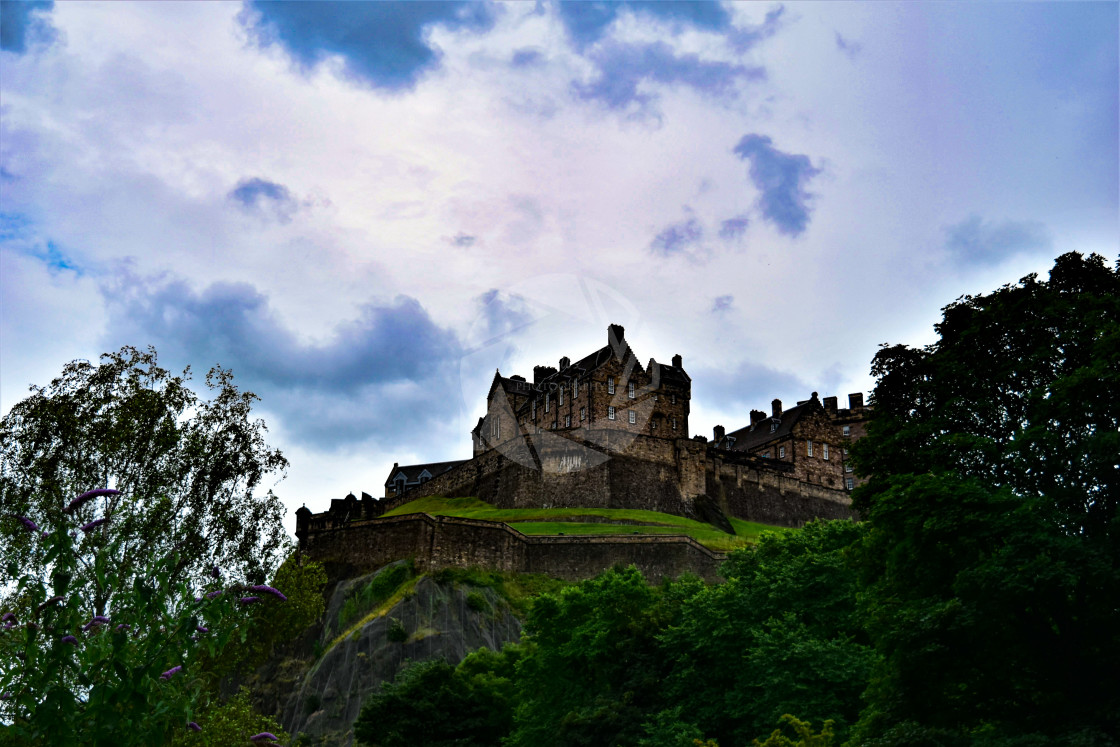 "Edinburg castle" stock image