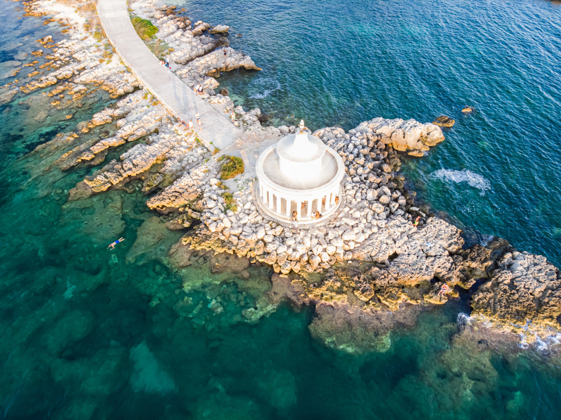 "Saint Theodore lighthouse in Argostoli Kefalonia" stock image