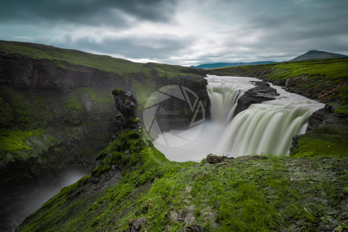 "Laugarfell hike trail." stock image